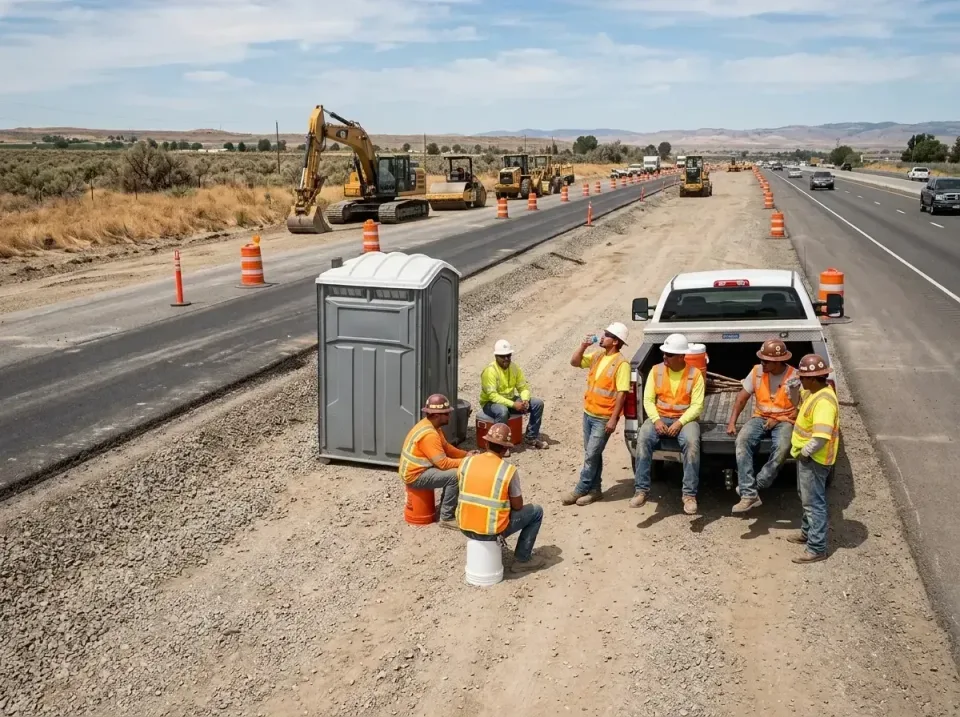 highway-road-construction-crew-007 — frequently asked questions, Porta Potty and Restroom Rentals in Stone Ridge, VA